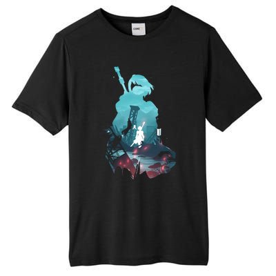 Nier Automata 2b Waifu Tall Fusion ChromaSoft Performance T-Shirt