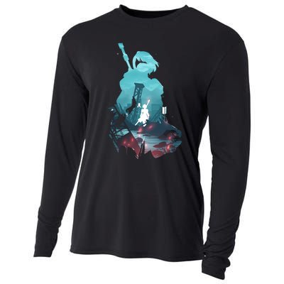 Nier Automata 2b Waifu Cooling Performance Long Sleeve Crew