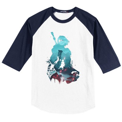 Nier Automata 2b Waifu Baseball Sleeve Shirt