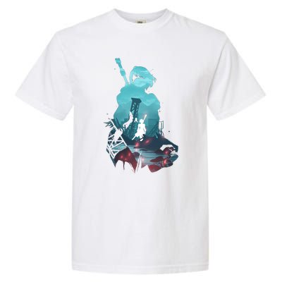 Nier Automata 2b Waifu Garment-Dyed Heavyweight T-Shirt