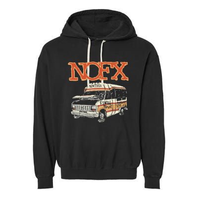 Nofx August 2425 2024 Parc Olympique In Montreal Qc Garment-Dyed Fleece Hoodie