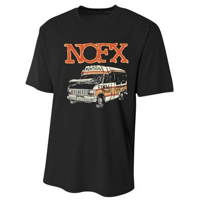 Nofx August 2425 2024 Parc Olympique In Montreal Qc Performance Sprint T-Shirt