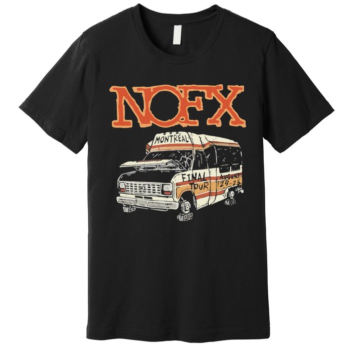 Nofx August 2425 2024 Parc Olympique In Montreal Qc Premium T-Shirt