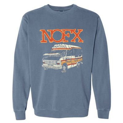 Nofx August 2425 2024 Parc Olympique In Montreal Qc Garment-Dyed Sweatshirt