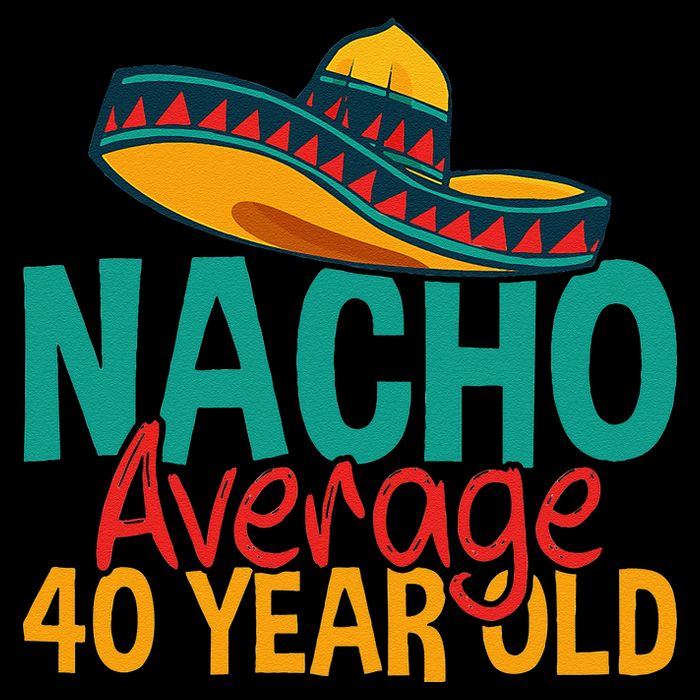 Nacho Average 40 Year Old Cinco De Mayo 40th Birthday 16 in Basic Backpack