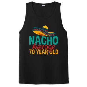 Nacho Average 70 Year Old Cinco De Mayo 70th Birthday PosiCharge Competitor Tank