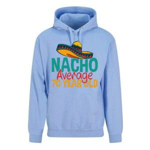 Nacho Average 70 Year Old Cinco De Mayo 70th Birthday Unisex Surf Hoodie