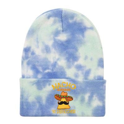 Nacho Average 911 Dispatcher Mexican Messenger Cinco De Mayo Tie Dye 12in Knit Beanie