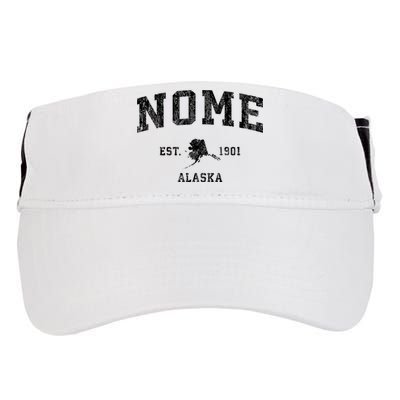 Nome Alaska Ak Vintage Established Sports Design Adult Drive Performance Visor
