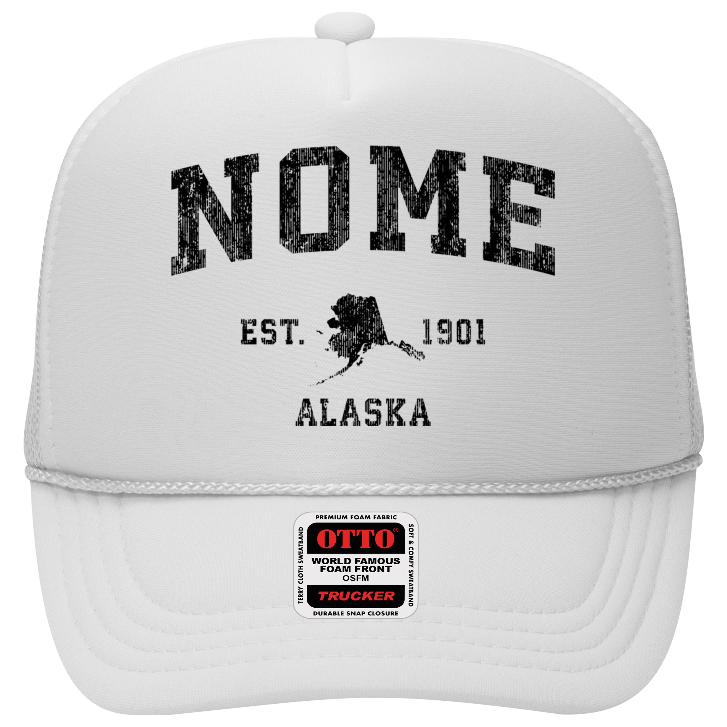 Nome Alaska Ak Vintage Established Sports Design Hat