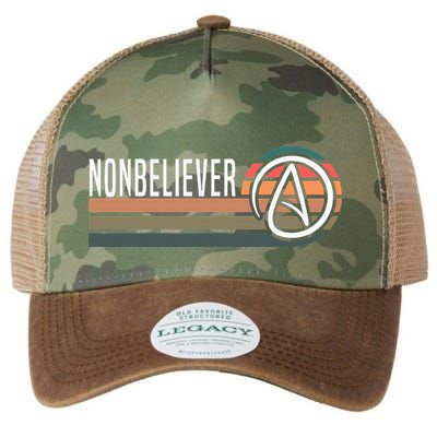 Nonbeliever Antireligion Agnostic Blackcraft Atheist Legacy Tie Dye Trucker Hat