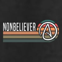 Nonbeliever Antireligion Agnostic Blackcraft Atheist 7 Panel Mesh Trucker Snapback Hat