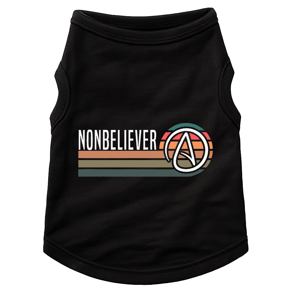 Nonbeliever Antireligion Agnostic Blackcraft Atheist Doggie Tank