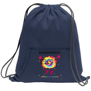 Neurodiversity, Autistic Acceptance, Autism Awareness Sweatshirt Cinch Pack Bag