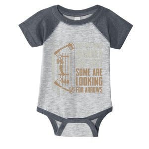 Not All Are Lost Some Looking For Arrows Bow Funny Archery Infant Baby Jersey Bodysuit