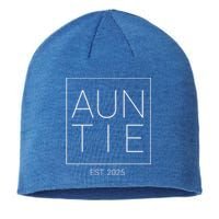 New Aunt Auntie 2025 Gift Sustainable Beanie