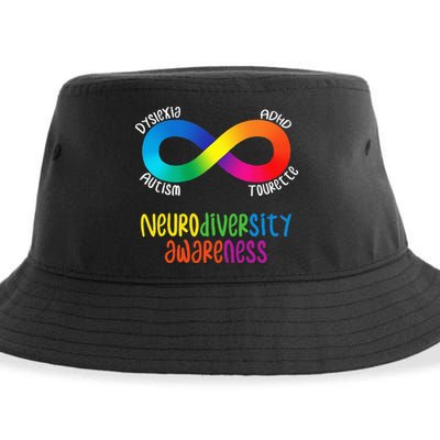 Neurodiversity Awareness ADHD Autism Dyslexia Tourette Sustainable Bucket Hat