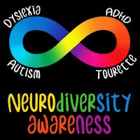 Neurodiversity Awareness ADHD Autism Dyslexia Tourette Visor
