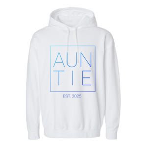 New Aunt Auntie 2025 Gift Garment-Dyed Fleece Hoodie