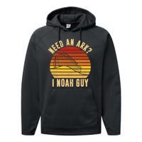 Need An Ark I Noah Guy Funny Christian Performance Fleece Hoodie