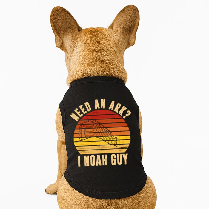 Need An Ark I Noah Guy Funny Christian Doggie Tank