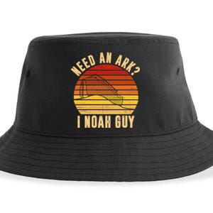 Need An Ark I Noah Guy Funny Christian Sustainable Bucket Hat