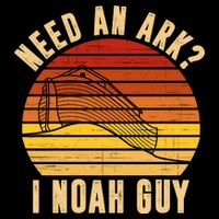 Need An Ark I Noah Guy Funny Christian 16 in Basic Backpack