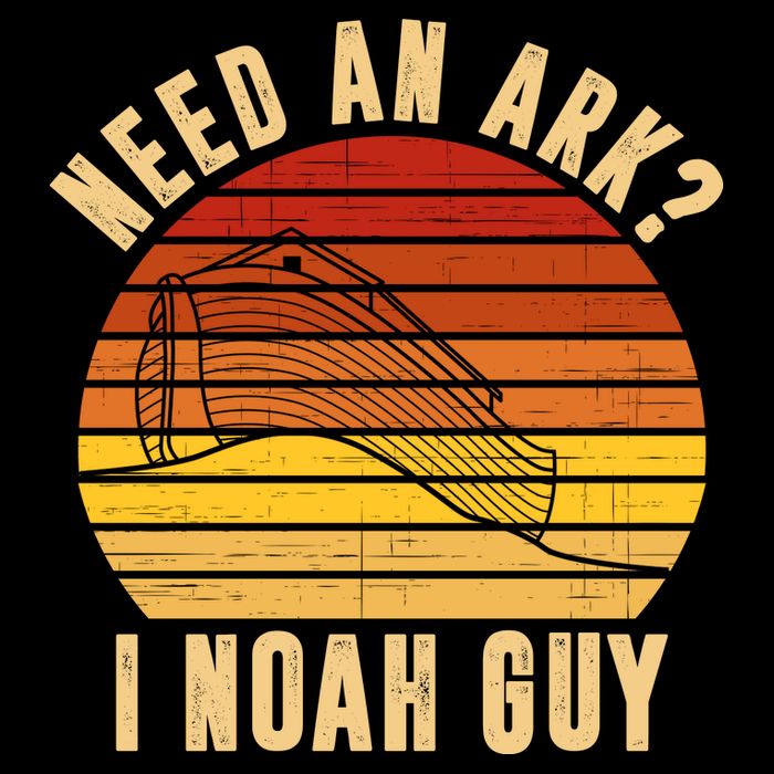 Need An Ark I Noah Guy Funny Christian 16 in Basic Backpack
