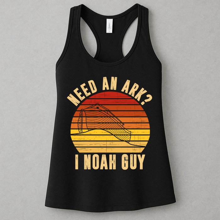 Need An Ark I Noah Guy Funny Christian Womens Tank Top