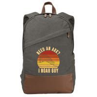 Need An Ark I Noah Guy Funny Christian Cotton Canvas Backpack