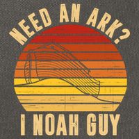 Need An Ark I Noah Guy Funny Christian Cotton Canvas Backpack