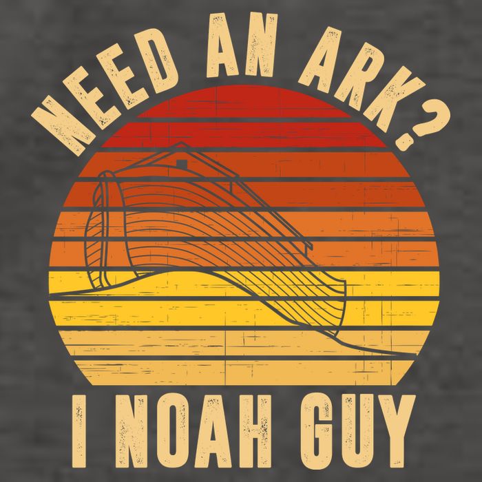 Need An Ark I Noah Guy Funny Christian Vector Backpack