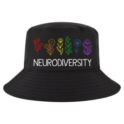 Neurodiversity April Autism Awareness Pride Rainbow Cool Comfort Performance Bucket Hat