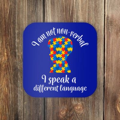 NonVerbal Autism Awareness Speech Problem Meaningful Gift Coaster