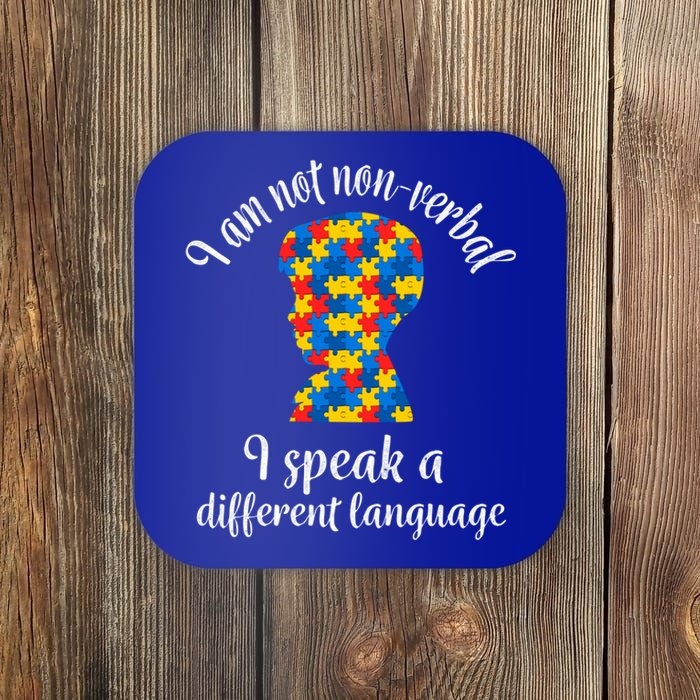 NonVerbal Autism Awareness Speech Problem Meaningful Gift Coaster