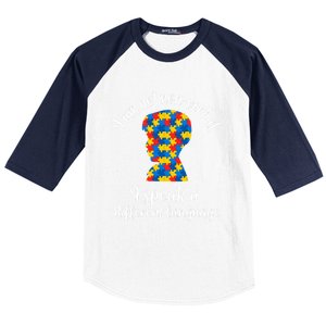 NonVerbal Autism Awareness Speech Problem Meaningful Gift Baseball Sleeve Shirt