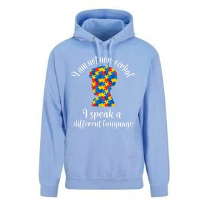 NonVerbal Autism Awareness Speech Problem Meaningful Gift Unisex Surf Hoodie