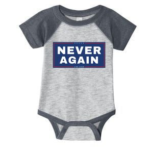 Never Again Anti Trump Infant Baby Jersey Bodysuit