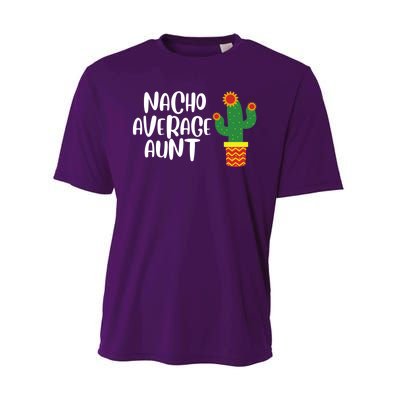 Nacho Average Aunt Sunflower Cactus Performance Sprint T-Shirt