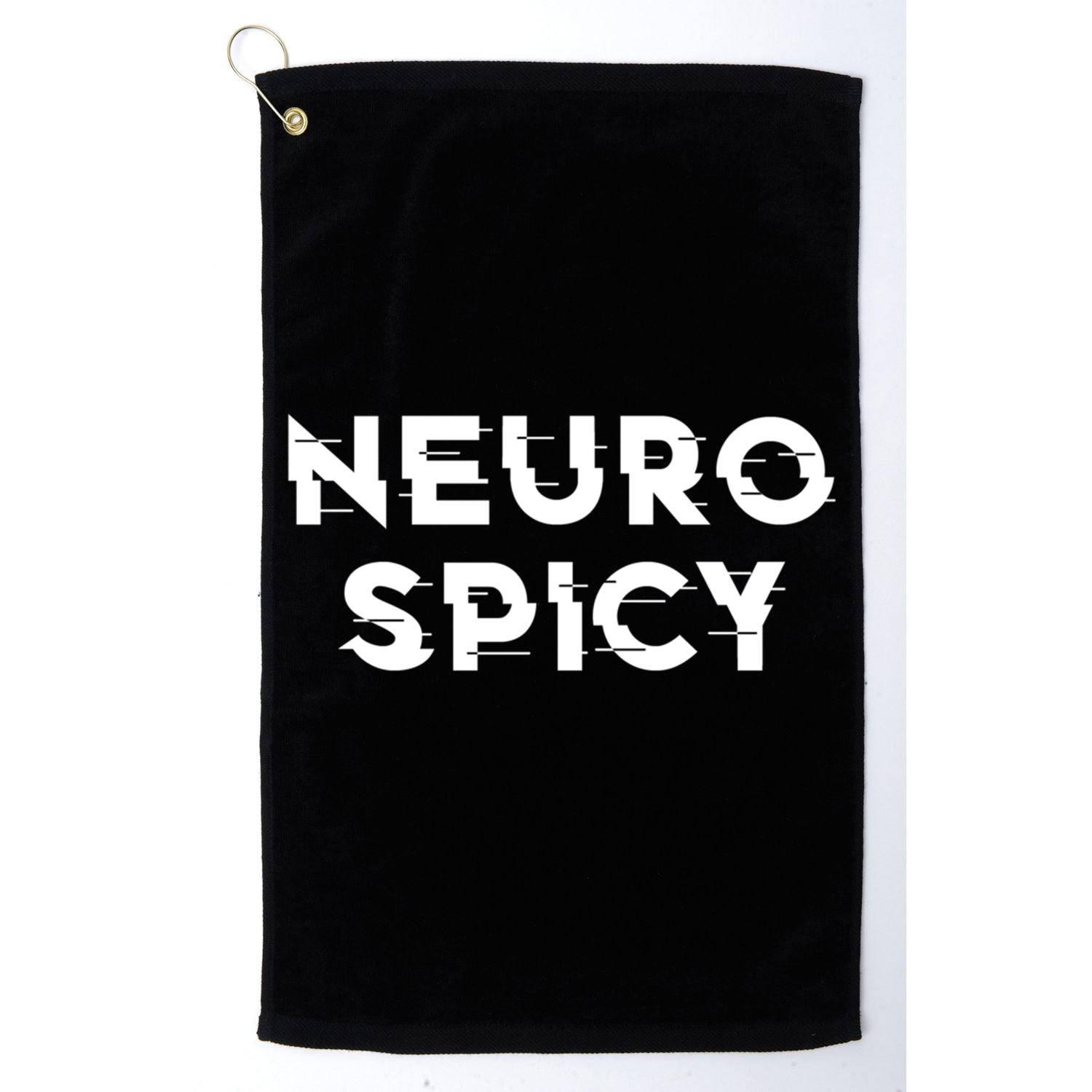 Neurospicy Adhd Autism Neurodiversity Neurodivergent Gift Golf Towel