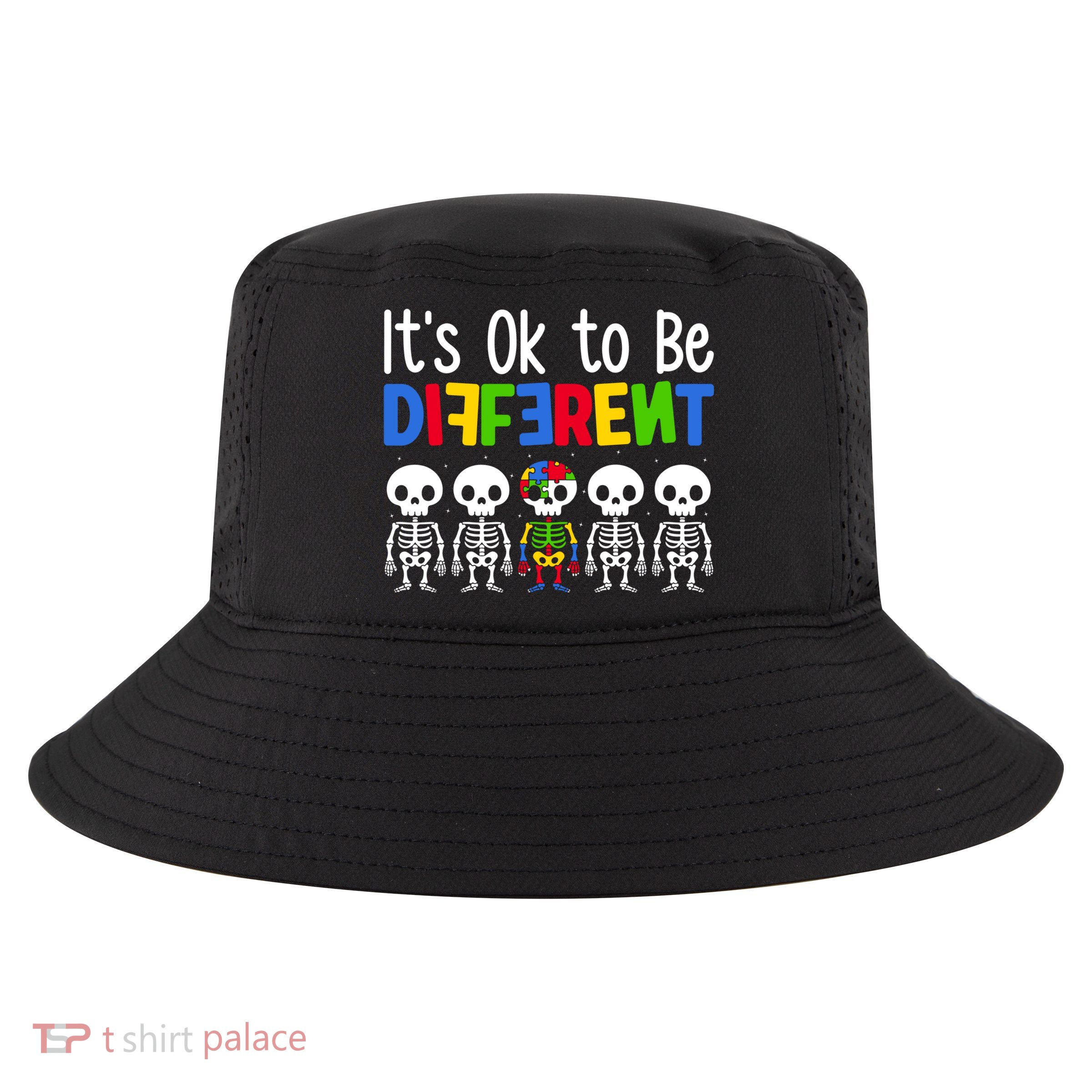 Neurodiversity Autism Awareness ItS Ok To Be Different Gift Cool Comfort Performance Bucket Hat