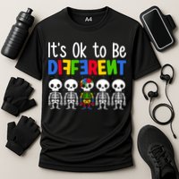 Neurodiversity Autism Awareness ItS Ok To Be Different Gift Cooling Performance Crew T-Shirt