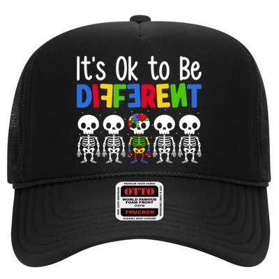 Neurodiversity Autism Awareness ItS Ok To Be Different Gift Trucker Hat
