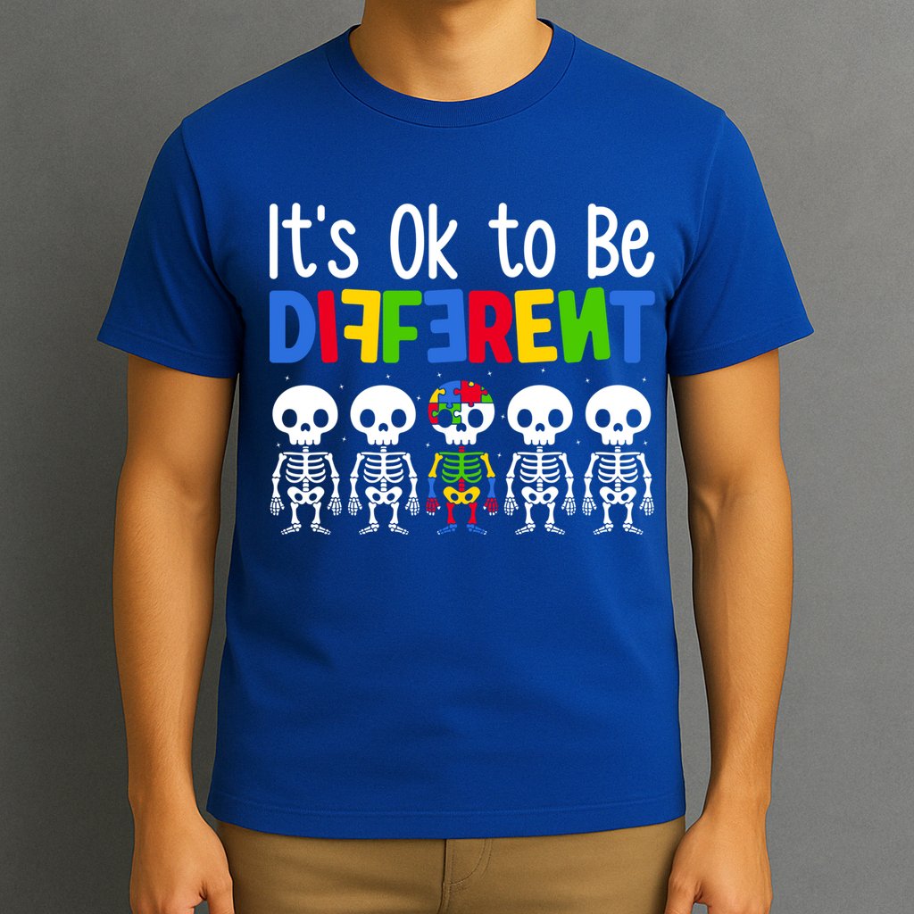 Neurodiversity Autism Awareness ItS Ok To Be Different Gift T-Shirt
