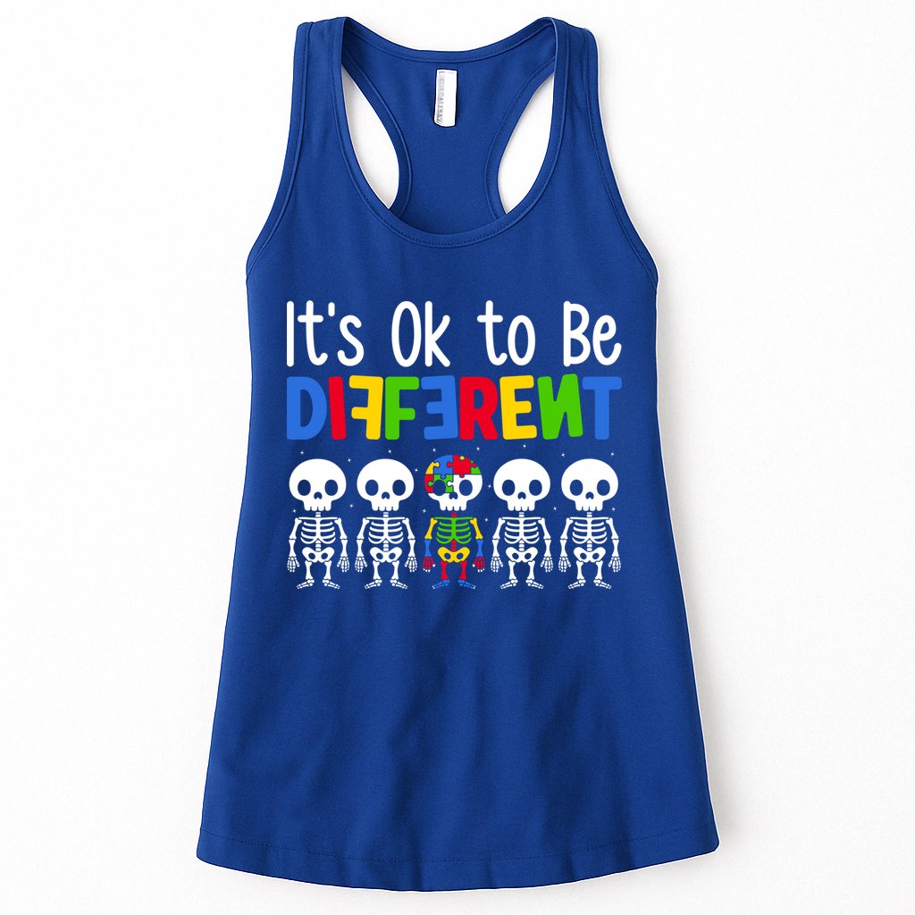 Neurodiversity Autism Awareness ItS Ok To Be Different Gift Womens Tank Top