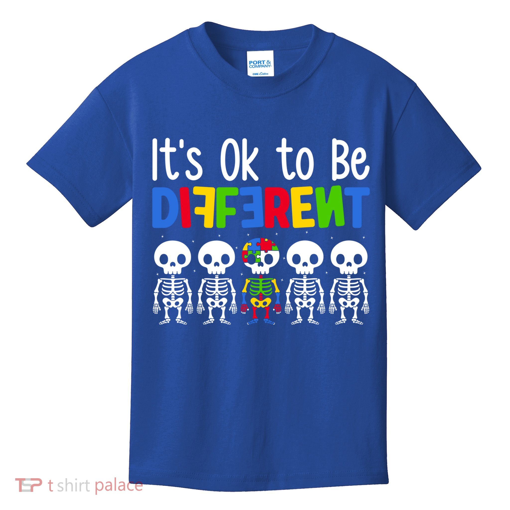 Neurodiversity Autism Awareness ItS Ok To Be Different Gift Kids T-Shirt