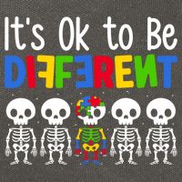 Neurodiversity Autism Awareness ItS Ok To Be Different Gift Cotton Canvas Backpack