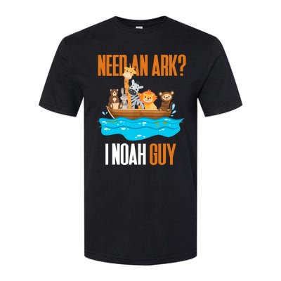 Need An Ark? I Noah Guy Pun Church Gift Softstyle® CVC T-Shirt