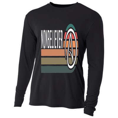 Nonbeliever AntiReligion Agnostic Blackcraft Atheist Cooling Performance Long Sleeve Crew