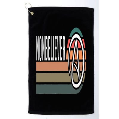 Nonbeliever AntiReligion Agnostic Blackcraft Atheist Golf Towel